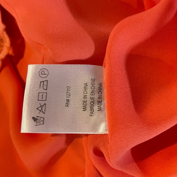 Orange Lace Bell by Badgley Mischka Dress - Picture 6 of 6